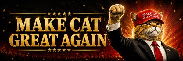 Make Cat Great Again campaign banner